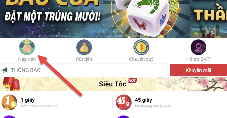 Hướng dẫn nạp tiền Loto188 chi tiết Hướng dẫn nạp tiền Loto188 chi tiết