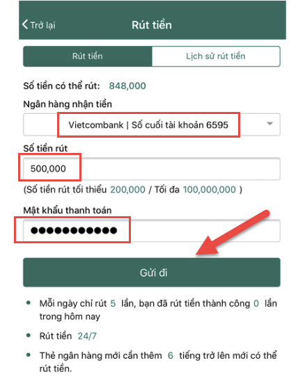 Đặt lệnh rút tiền trên Loto188 Đặt lệnh rút tiền trên Loto188