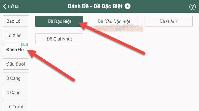 Hướng dẫn đánh đề trên Loto188 Hướng dẫn đánh đề trên Loto188